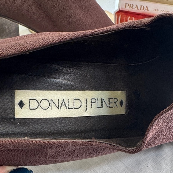 Like New Donald J. Pliner Dark Brown Women's Loafers - Picture 2 of 11